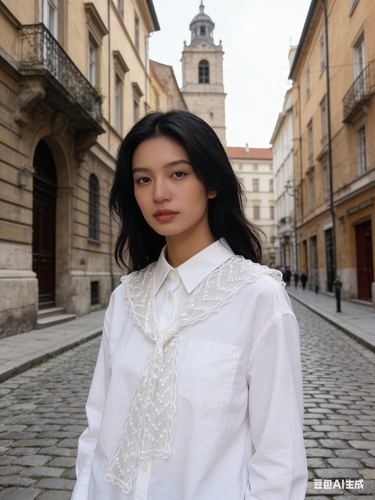 Relaxed white shirt