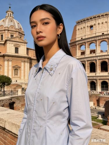 Light blue shirt