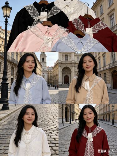 Puff-sleeve blouse