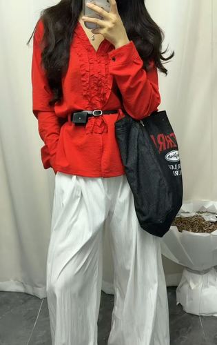Belted shirt jacket