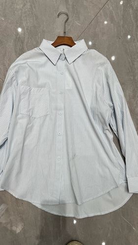Band-collar shirt