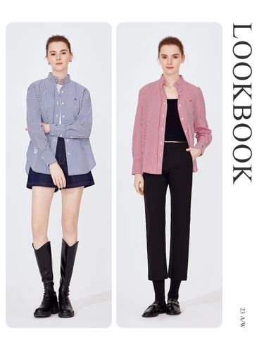 Pinstripe shirt lookbook