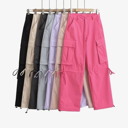 Cargo parachute pants