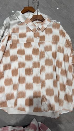 Ikat check shirt