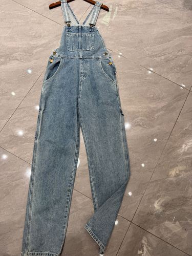 Denim overalls