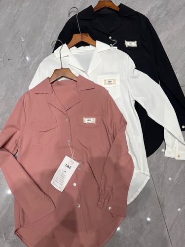 Logo-patch shirt