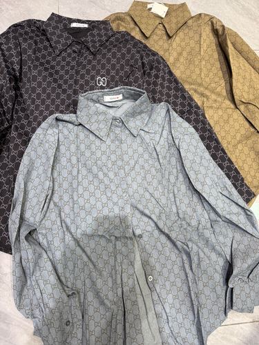 Monogram print shirt