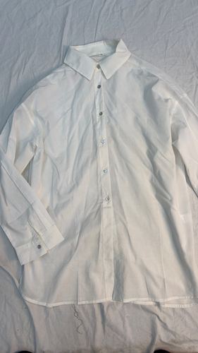 Oversized white shirt