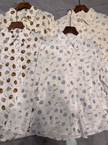 Teddy-bear print shirt