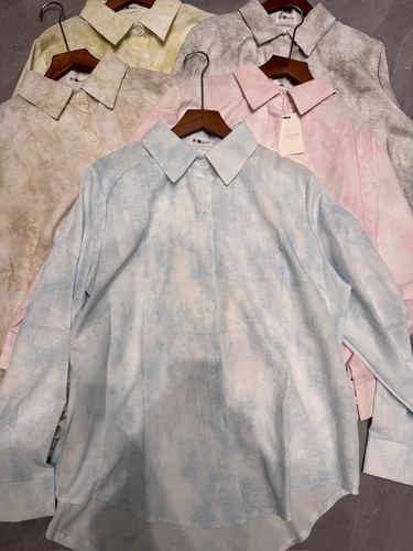 Marble print shirt