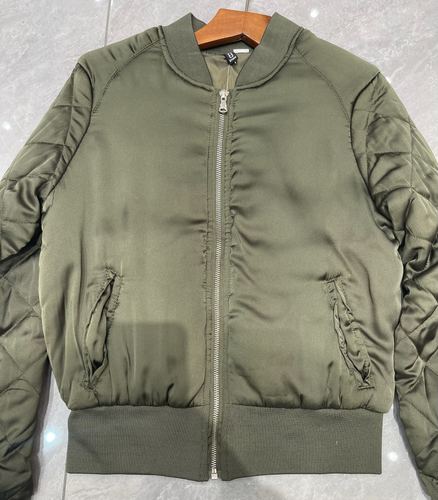 Satin bomber jacket