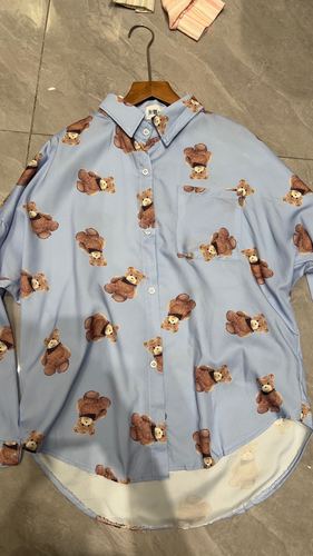 Teddy-bear print shirt