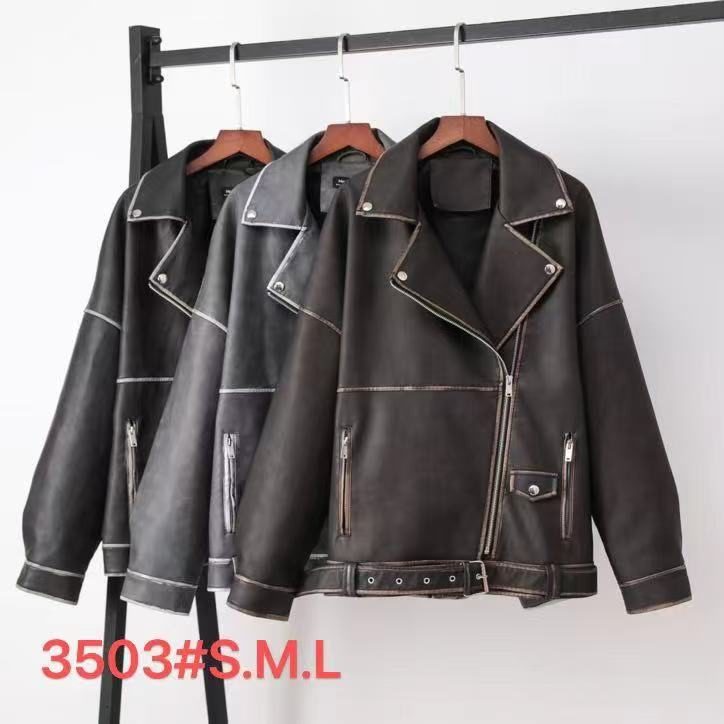 Leather biker jacket (3503 / 3515)