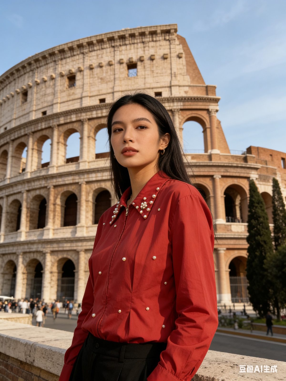Classic red shirt