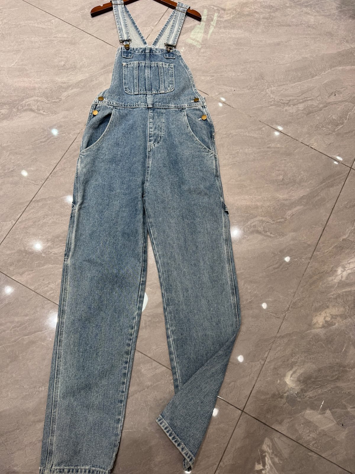 Denim overalls