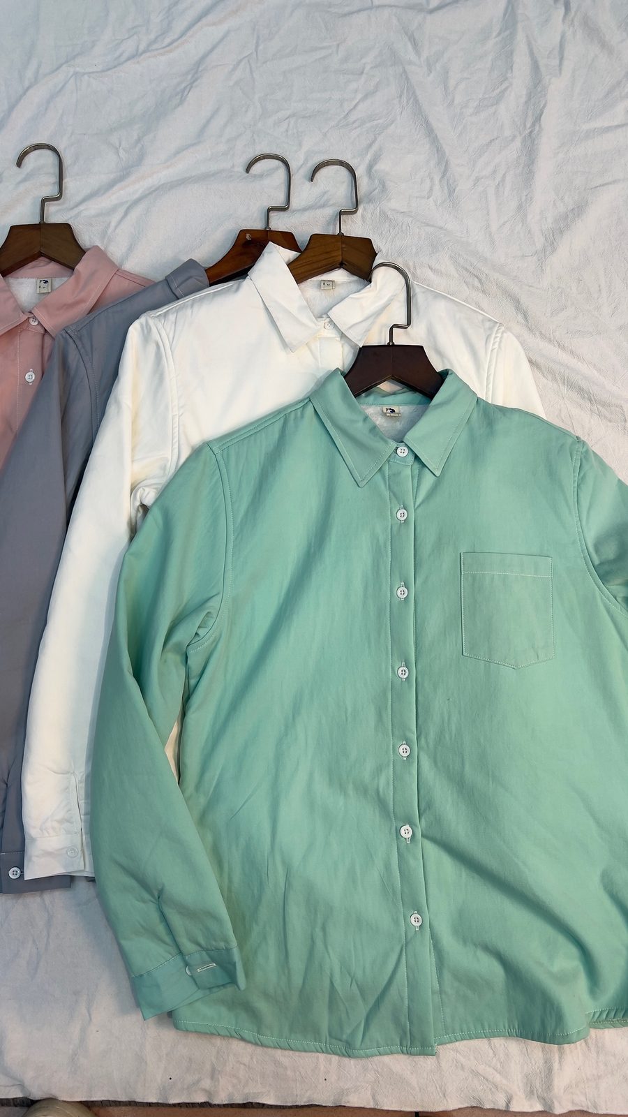 Fleece-lined button shirt