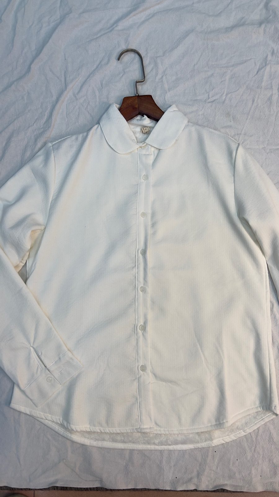 Fleece-lined collar shirt