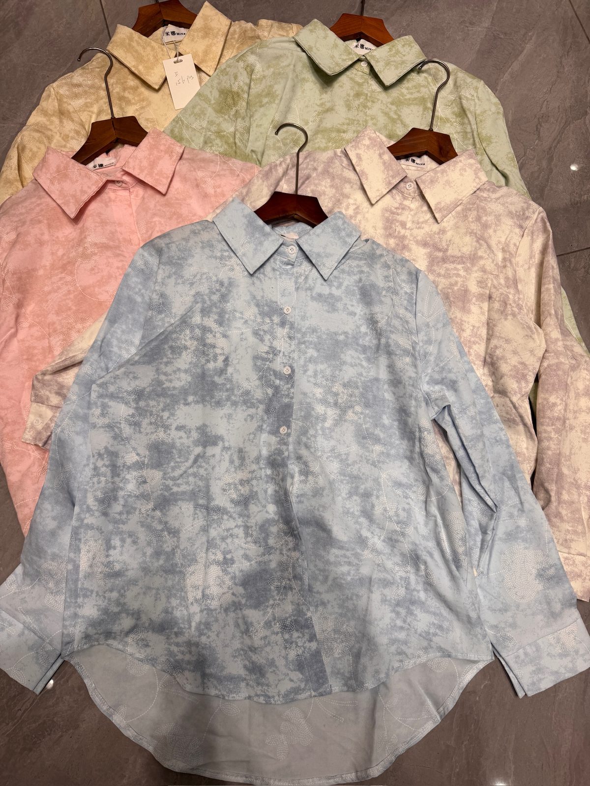 Pastel print shirt