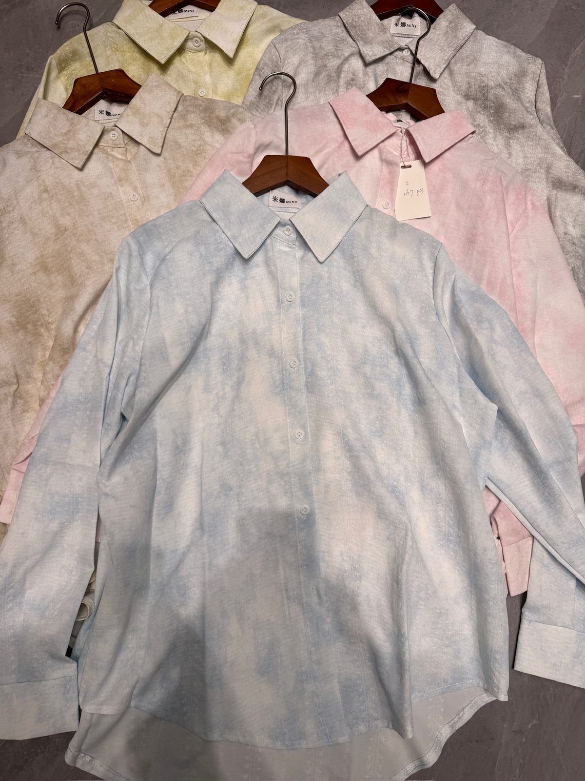 Marble print shirt