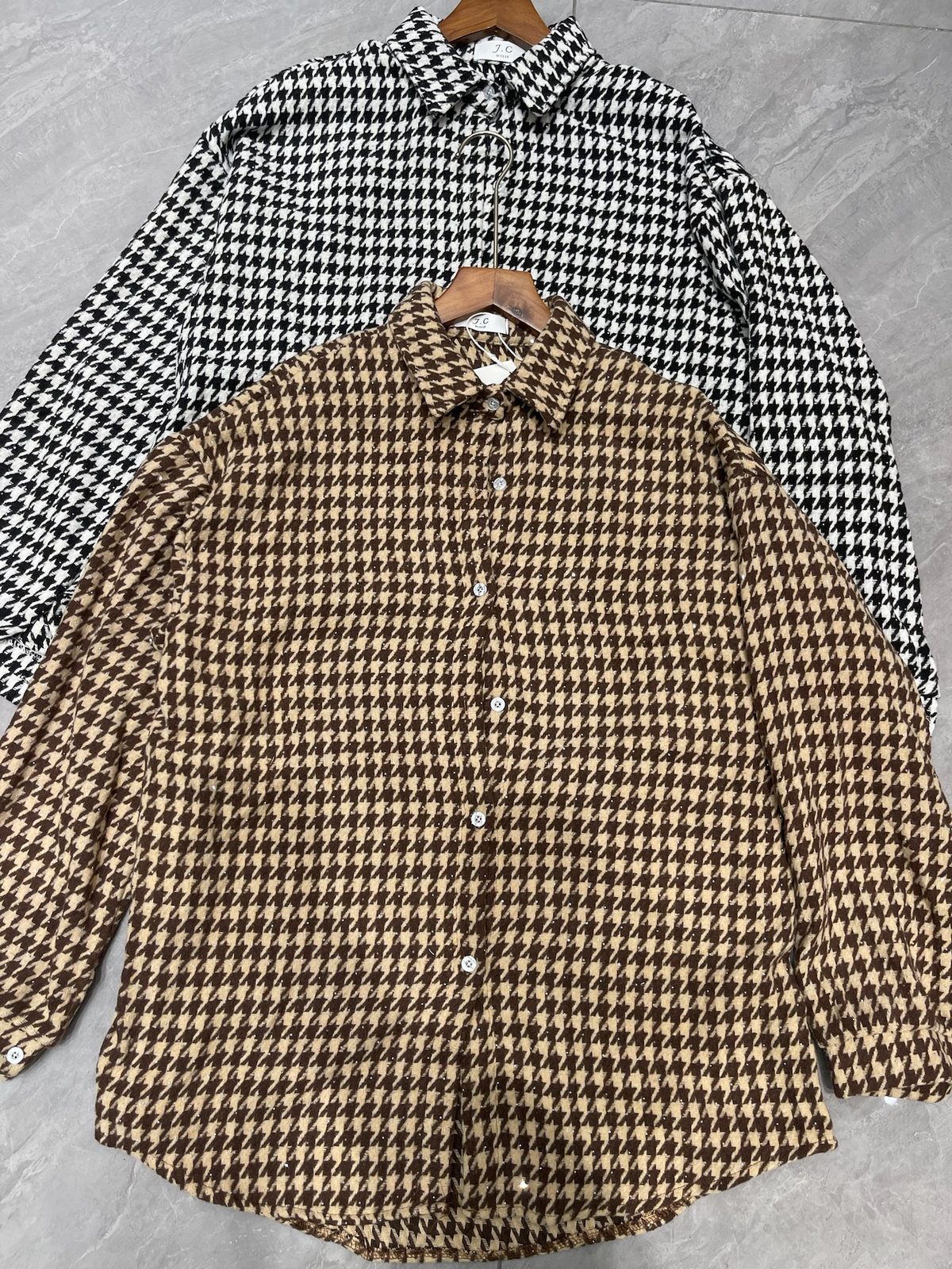 Houndstooth shirt