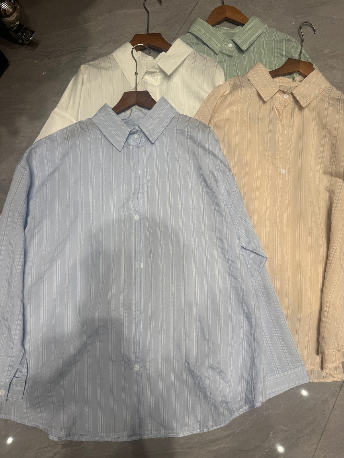 Pastel pinstripe shirt